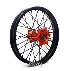 21x19 Complete Wheels Rim Hubs for Husqvarna 125-501 2014-2023 For KTM 125-625