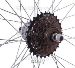 26 PAIR Mountain Bike / Cycle Wheels + 6 Speed Shimano Freewheel