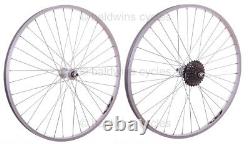 26 PAIR Mountain Bike / Cycle Wheels + 7 Speed Freewheel