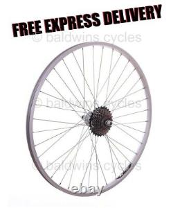 26 PAIR Mountain Bike / Cycle Wheels + 7 Speed Freewheel