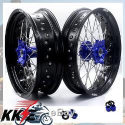 3.517 / 4.2517 For Yamaha Wr250x 08-19 Supermoto Motard Complete Wheel Rims