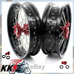 3.517/4.2517 Supermoto Motard Honda Crf250l 2013-2015 Complete Wheel Rim Set