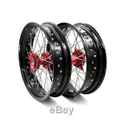 3.517/4.2517 Wheel Fit For Suzuki Rmz250 Rmz450 Supermoto Motard Complete Rims