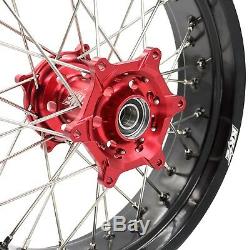 3.517/4.2517 Wheel Fit For Suzuki Rmz250 Rmz450 Supermoto Motard Complete Rims