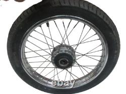 3. Suzuki GT 250 rim front 1.60 x 18 inch front wheel tire 3.8 mm profile
