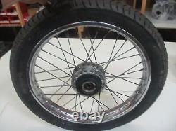 3. Suzuki GT 250 rim front 1.60 x 18 inch front wheel tire 3.8 mm profile