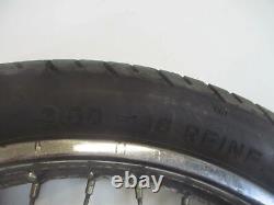 3. Suzuki GT 250 rim front 1.60 x 18 inch front wheel tire 3.8 mm profile