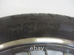 3. Suzuki GT 250 rim front 1.60 x 18 inch front wheel tire 3.8 mm profile