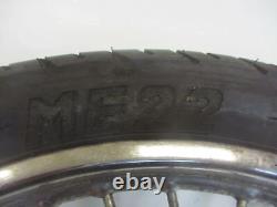 3. Suzuki GT 250 rim front 1.60 x 18 inch front wheel tire 3.8 mm profile