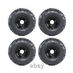 4 Pack 145/70-6 Tyre Rim 3 Bolt Complete Wheels Quad ATV Buggy 4 Wheeler Go kart