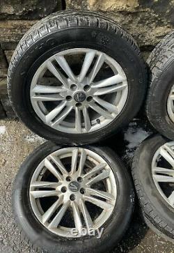 4 X Genuine Jaguar Xf Alloy Wheels 17 Complete Set With Tyres 17x7.5