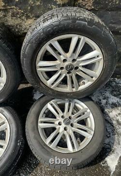 4 X Genuine Jaguar Xf Alloy Wheels 17 Complete Set With Tyres 17x7.5