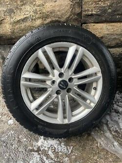 4 X Genuine Jaguar Xf Alloy Wheels 17 Complete Set With Tyres 17x7.5