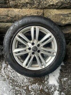 4 X Genuine Jaguar Xf Alloy Wheels 17 Complete Set With Tyres 17x7.5