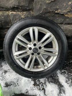 4 X Genuine Jaguar Xf Alloy Wheels 17 Complete Set With Tyres 17x7.5