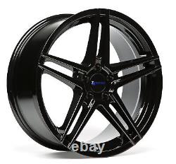 4X TA Technix Alloy Wheels Rims 8,5 X 19 Inch ET35 LK5 X 112 Nlb 66,6 Black