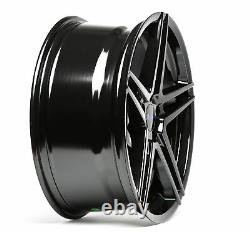 4X TA Technix Alloy Wheels Rims 8,5 X 19 Inch ET42 LK5 X 112 Nlb 66,6 Black
