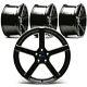4x Ta Technix Alloy Wheels Rims 8,5 X 20 Inch Et40 Lk5 X 112 Nlb 66,6 Black