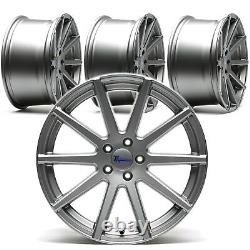 4X TA Technix Alloy Wheels Rims 8,5 X 20 Inch ET40 LK5 X 112 Nlb 66,6 Grey