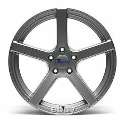 4X TA Technix Alloy Wheels Rims 8,5 X 20 Inch ET45 LK5 X 112 Nlb 66,6 Gray