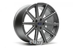 4X TA Technix Alloy Wheels Rims 9 X 20 Inch ET32 LK5 X 120 Nlb 72,6 Grey