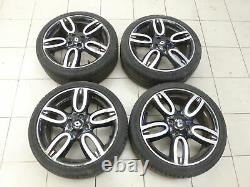 4x complete wheels Aluminum rim summer tires 205/40R17 4X100 Wind E4MF 10-14