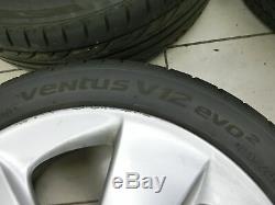 4x complete wheels Aluminum rim summer tires 215/45R17 5X100 Prius W3 III 09-12