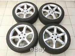 4x complete wheels Aluminum rim summer tires 245/40R17 5X112 4.6-5.8mm W203 C200