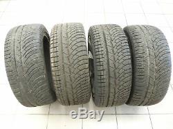 4x complete wheels Aluminum rim winter tires 245/40R18 5X120 5.8-6.2mm 5er E61 5