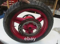 5. Honda CBR 1000 F SC21 Rear Wheel Rim 3.50 X 17 Inches Rear Tire 3.6 Mm