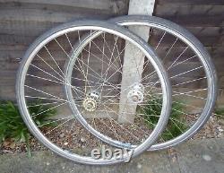 700c FIXIE FLIP PLOP WHEELS, RIGIDA CHRINA RIMS & SYSTEM EX HUBS, SCHWALBE TYRES