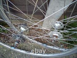 700c FIXIE FLIP PLOP WHEELS, RIGIDA CHRINA RIMS & SYSTEM EX HUBS, SCHWALBE TYRES