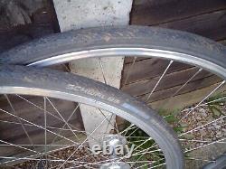 700c FIXIE FLIP PLOP WHEELS, RIGIDA CHRINA RIMS & SYSTEM EX HUBS, SCHWALBE TYRES