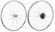 700c Pair Hybrid Bike Silver Alloy Wheels + 6 Speed Shimano Freewheel
