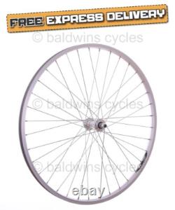 700c PAIR Hybrid Bike Wheels + 7 Speed Shimano Freewheel