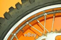 85-87 1986 XR100 XR 100 Front Rear Wheel Complete Set Rim Hub Spokes Tire
