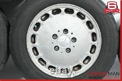 86-89 Mercedes W124 300E 260E Complete Wheel Tire Rim Set of 4 Pc 6.5Jx15H2 ET44