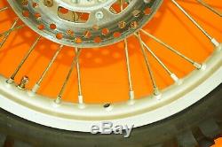 89-95 1995 RM250 RM 250 Front Rear Wheel Complete Set Rim Hub Tire Spokes