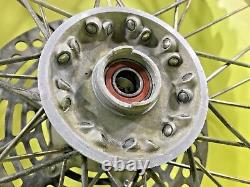 89-98 1994 RMX250 OEM Complete Front Wheel Rim Tire Hub Spokes Rotor 21x1.6