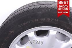 95-02 Mercedes W210 E320 E420 Front & Rear Right & Left Wheel Tire Rim Set A62