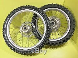 95-96 1996 CR250 CR500 CR 250 Front Rear Wheel Complete Set Rim Hub Spokes Tire