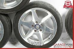 97-00 Mercedes R170 SLK230 Complete Wheel Tire Rim Set of 4 Pc 7.5Jx17H2 ET37