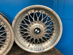 97-03 BMW 525i Complete Set of Wheels 17X8 5x120mm BBS 2 Piece Rims