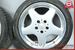 97-04 Mercedes R170 SLK320 Complete Front & Rear Wheel Tire Rim Set OEM