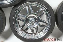 98-03 Mercedes W208 Clk430 Complete Front & Rear Wheel Tire Rim Set Oem