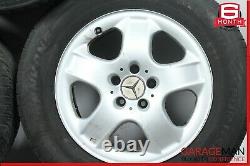 98-05 Mercedes W163 ML320 Complete Front & Rear Wheel Tire Rim Set OEM