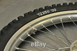 99-01 Yamaha YZ250 YZ 250 Complete Front Rear Wheel Tire Rim Hub Takasago Excel