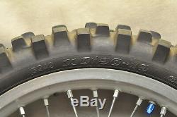 99-01 Yamaha YZ250 YZ 250 Complete Front Rear Wheel Tire Rim Hub Takasago Excel