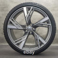 Audi 22 inch trapezoidal rims RS6 RS7 4K C8 complete winter wheels