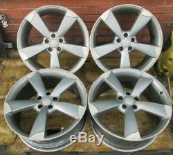 Audi A4, A5, A6, A7, Q5, Q7, Complete Genuine 20 Rotor Alloy Wheels